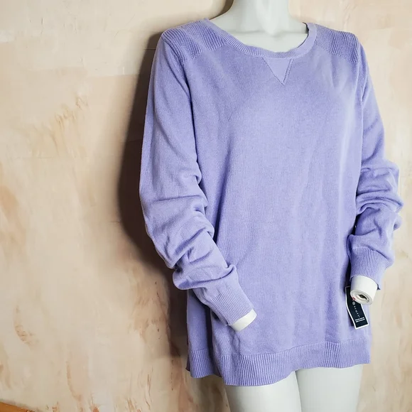 SALE❄ XL Karen Scott Knit Crewneck Sweater - Picture 3 of 7